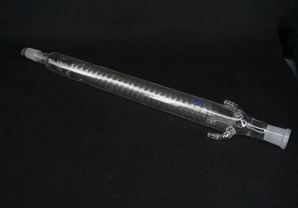Ultrasonic Cleaner Lab - 24/29 조인트 붕규산염 유리 디무스 리플럭스