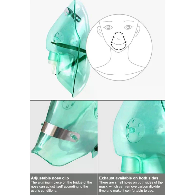 성인/어린이용 고농도 산소 마스크 1개 (튜빙 포함,  - Oxygen Mask Non-Rebreather 리뷰 및 가격