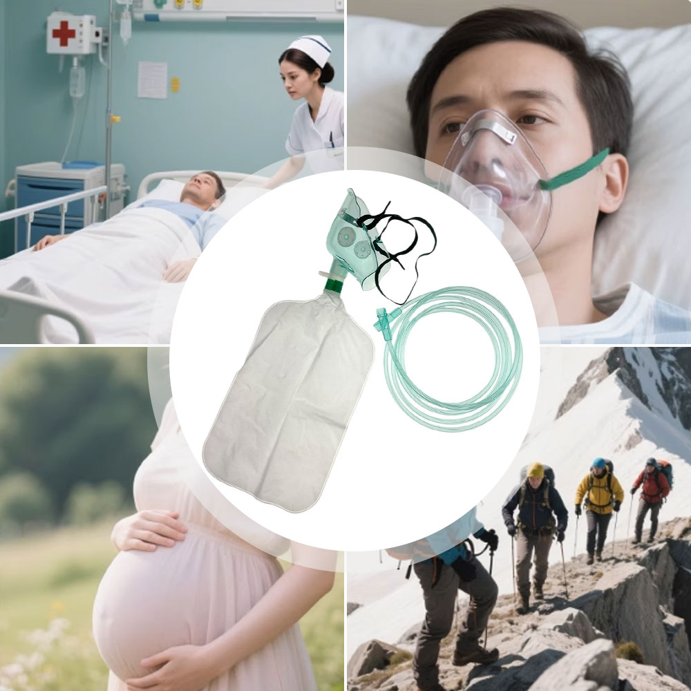 튜브가 있는 1Pc 성인 고농도 산소 페이스 마스크.  - Oxygen Mask Non-Rebreather 리뷰 및 가격