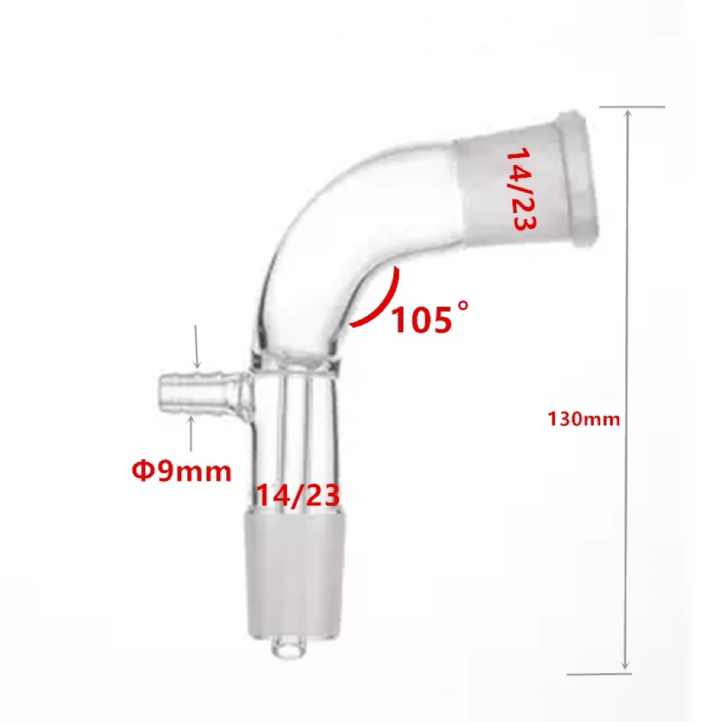 실험실 유리 24/29 조인트 105 Deg Bend  - Ultrasonic Cleaner Lab 리뷰 및 가격